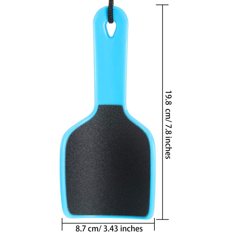Mudder 4 Pieces U Shaped Curved Foot File Foot Callus Remover Double Sided Colossal for Grit Exfoliates Removes Dead Skin, 4 Colors - Image 2